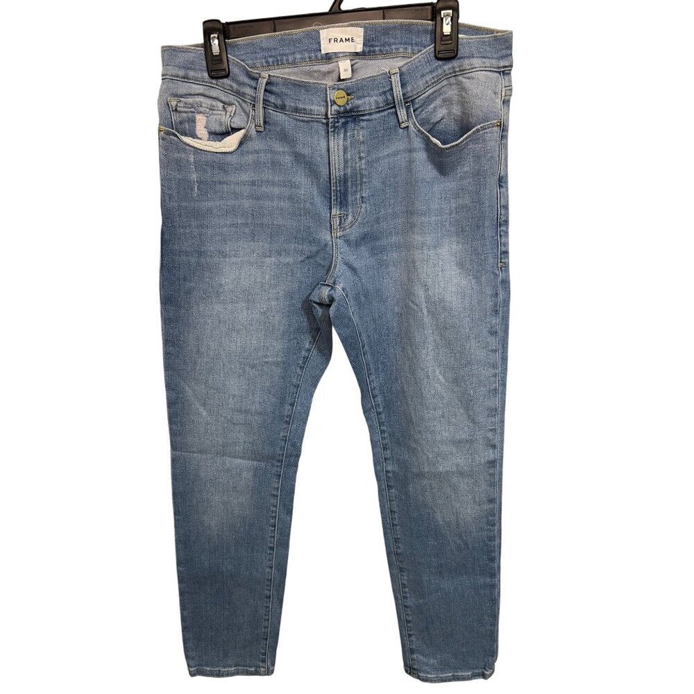 Frame Womens Light Wash Denim Jeans Size 30